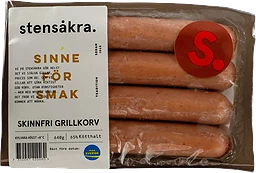 Grillkorv Skinnfri 65% Kötthalt