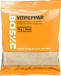 Vitpeppar malen