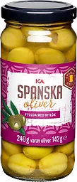 Fyllda Oliver Gröna med Vitlök 240g