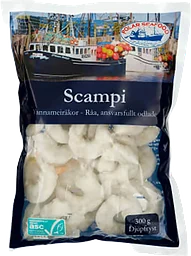 Scampiräkor Scampi rå 300g Polar Seafood
