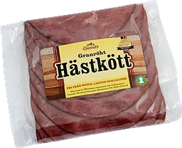 Hästkött Granrökt Skivad