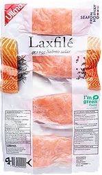 Laxfilé Fryst 4st à 125g