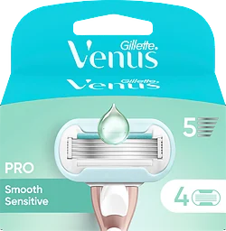 Pro Smooth Sensitive Rakblad 4-pack