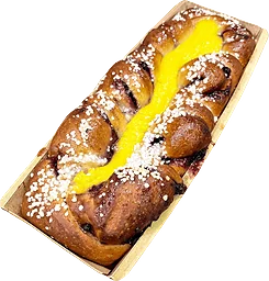 Blåbärslängd Med Vaniljkräm