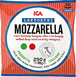 Mozzarella laktosfri