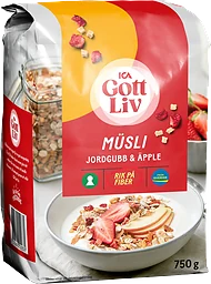 Müsli Jordgubb & äpple