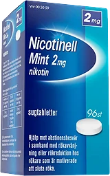 Mint Sugtablett 2mg 96-p