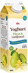 Yoghurt Päron Vanilj 2,5%