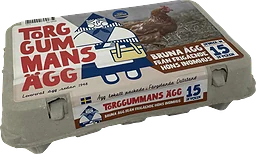 Ägg Bruna 15-pack