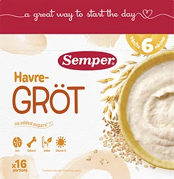 Havregröt 6 Mån