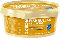 Fiskbullar i buljong