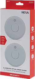 Brandvarnare Trådlös 2-pack