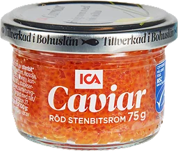 Caviar röd stenbitsrom