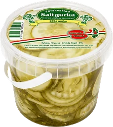 Saltgurka Färsksaltad Vit 570g Gurka