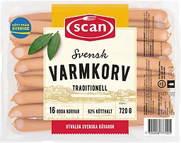 Varmkorv 62% Kötthalt
