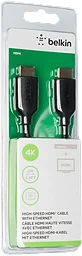 Kabel HDMI Guld/Svart 2m