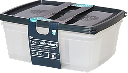 Frys- och Mikroburk 2,5l 2-p