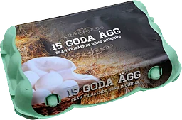 Ägg 15-pack Frigående inomhus