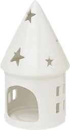 Lykta hus vit