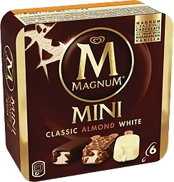 Glass Mini Classic Almond & White 6-p