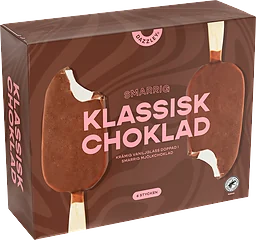 Klassisk Choklad Glasspinne