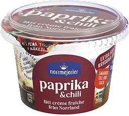 Crème Fraiche Lätt Paprika & chili 11%