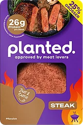 Steak Färsk Växtbaserad Planted