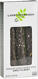 Saltlakritsstänger Mörk choklad & chili flakes