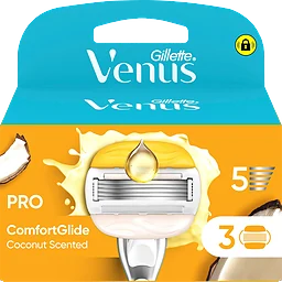 Rakblad Pro Comfort glide Coconut 3-pack