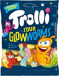 Vingummi Sour Glowworms