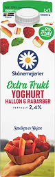 Hallon & Rabarber Yoghurt 2,4%