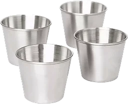 Dippskål Metall 4cm 4-p