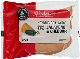 Grillkorv Jalapeno & Cheddar 270g