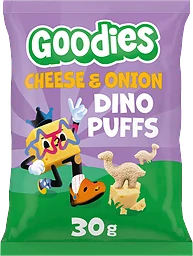 Dino Puffs Cheese And Onion