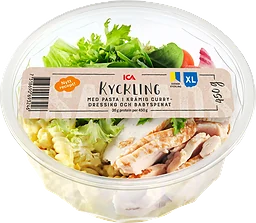 Kycklingsallad med Pasta i Krämig Currydressing XL