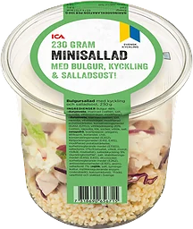 Minisallad med Bulgur Kyckling & Salladsost