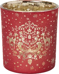 Ljuslykta Xmas röd