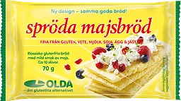 Glutenfria Spröda Majsbröd