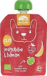 Jordgubb Banan Puré Eko Klämmis