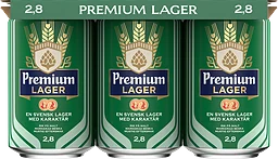Öl Premium Lager 2,8% 6-pack