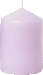 Blockljus ljuslila H10cm