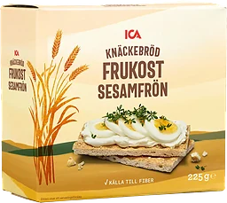 Frukost Knäckebröd Sesam