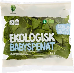 Babyspenat Ekologisk Klass 1