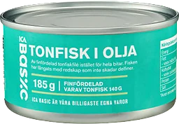 Tonfisk i olja 185g