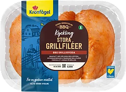 Kyckling Stora grillfiléer BBQ Grillkrydda