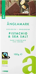 Mörk Choklad Pistage & havssalt Eko