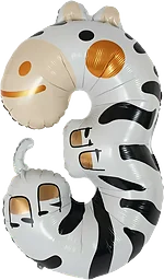 Folieballong Djur Zebra 3 1-p