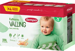 Fullkornsvälling Havre vete & råg Från 1år