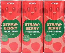 Fruktdryck Jordgubb 3-pack