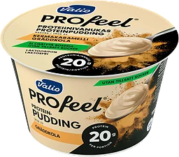 Gräddkola Proteinpudding